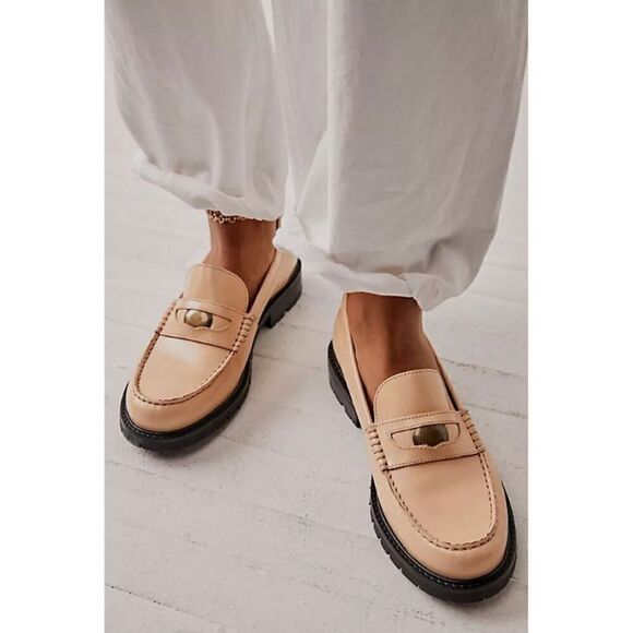 New Free People Liv Loafer Cantaloupe Size 40 US 10 - Picture 1 of 6